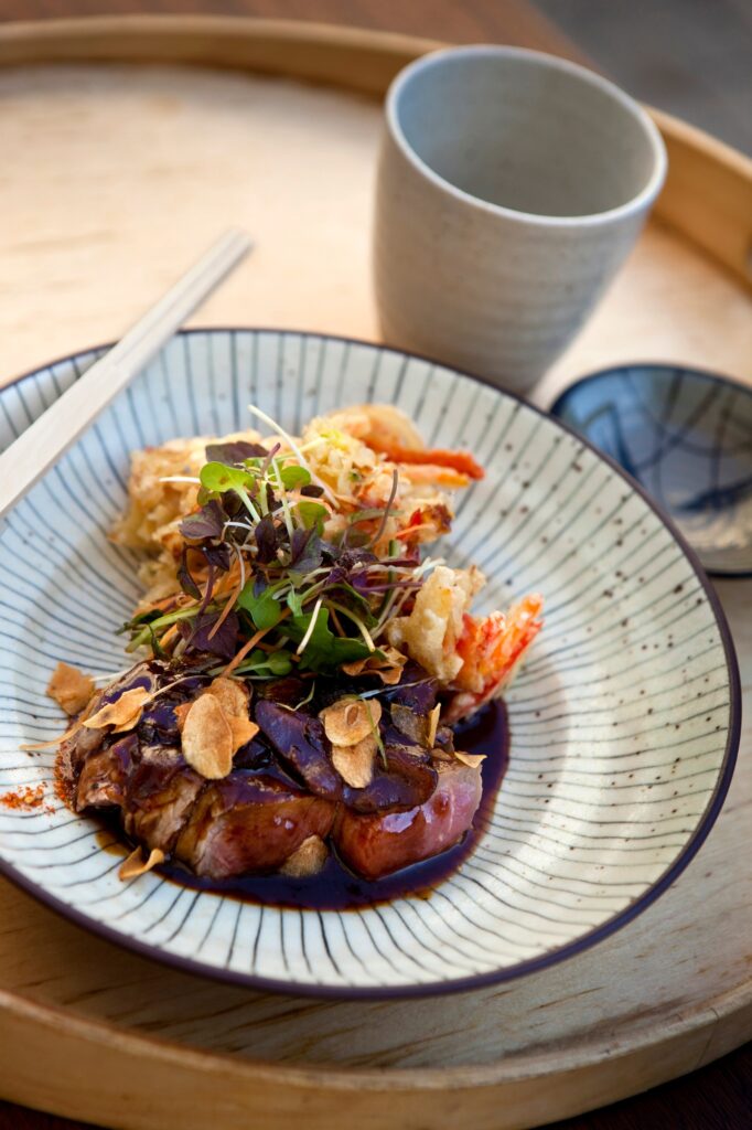Illustration d'un restaurant japonais en Ardèche